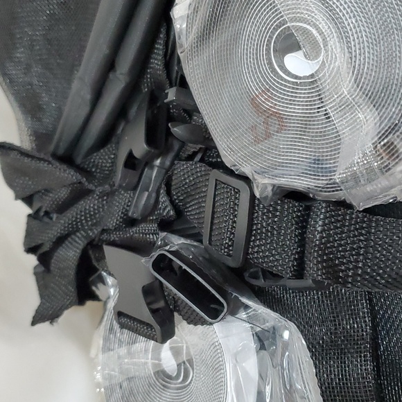 Fueti Magnetic Garage Screen Door ~ 2 Car ~ Black - Picture 8 of 13